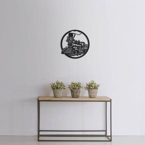 Train - Metal Wall Art