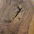 Unique Walnut Wood, Dinner Table With Transparent Epoxy River