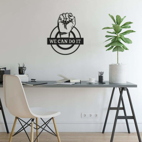 We Can Do It - Metal Wall Art