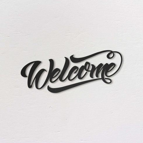 Welcome - Metal Wall Art