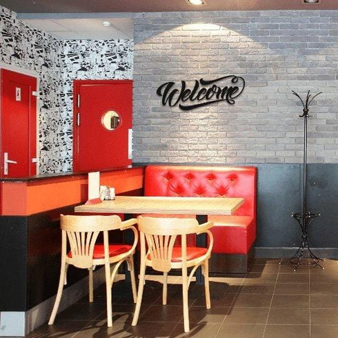 Welcome - Metal Wall Art