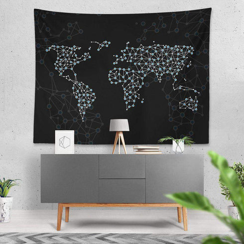 World Map - Wall Tapestry