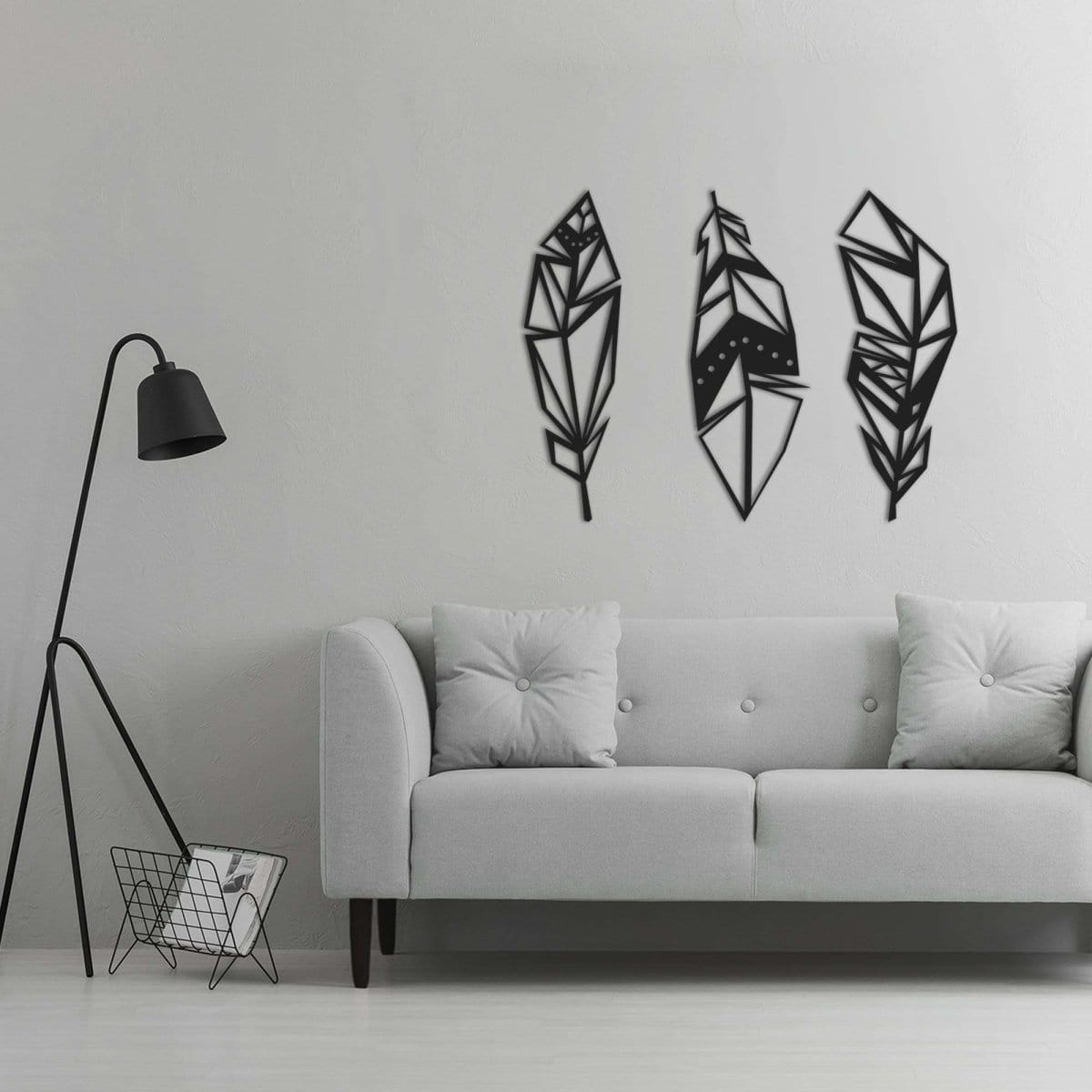 GeoFeathers Metal Wall Art Northshire Wall Art