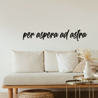 Per Aspera Ad Astra - Metal Wall Art | Northshire Wall Art